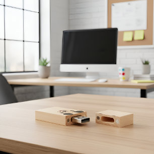 Micky Wood Flash Drive