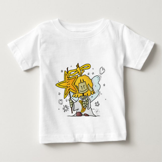 Micol - the cheerful star angel baby T-Shirt (Front)