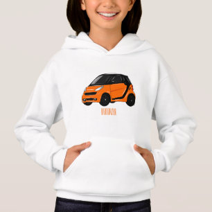 Micro car cartoon illustration hoodie