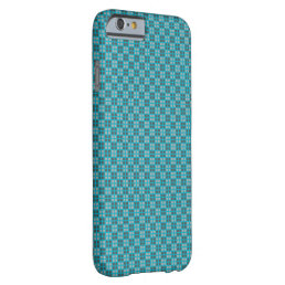 Micro Checkered Blue iPhone Protector Barely There iPhone 6 Case