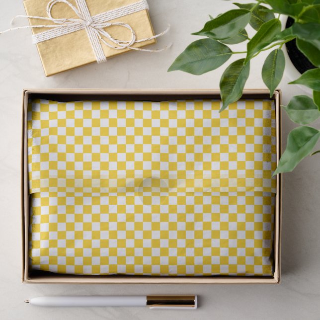 Micro Checkered Grid Pattern Tissue Paper (Gift)