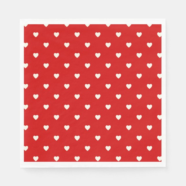 Micro Hearts Napkins (Front)