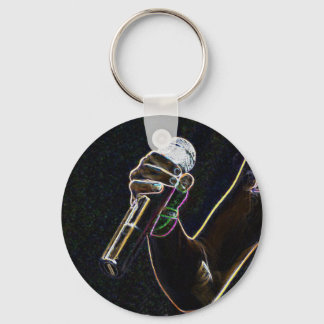 micro microphone music singer song keychain