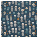 Micro mummies hallowen pattern fabric