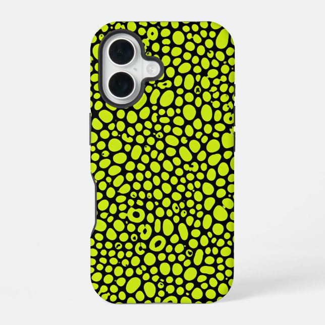 Micro Organic Pebble Pattern iPhone Case (Back)
