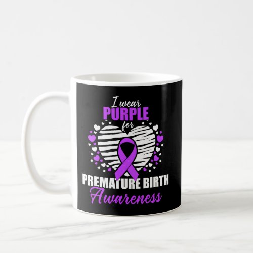 Micro Preemie Nicu New Mom Dad Purple Premature Bi Coffee Mug