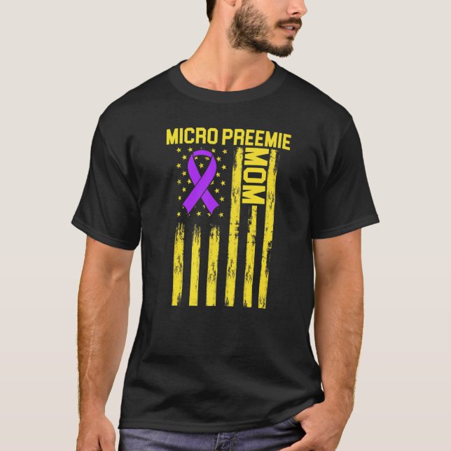 Micro Preemie Nicu New Mom Healthy Premature Birth T-Shirt (Front)