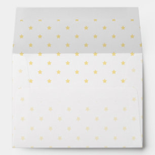 Micro Stars Canary Yellow - White Envelope