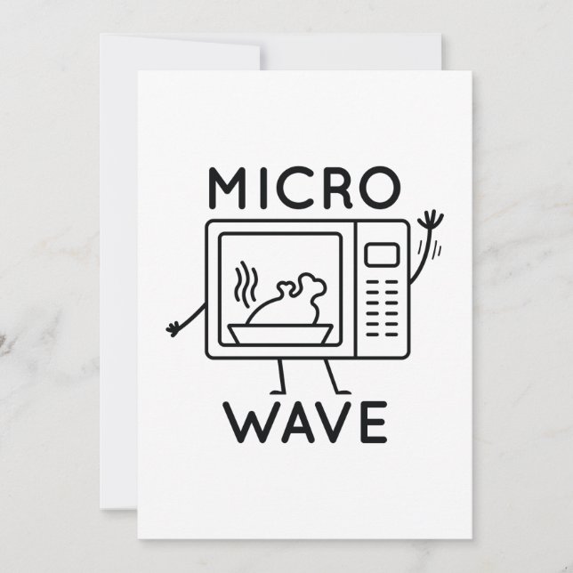 Micro Wave Thank You Card (Front)