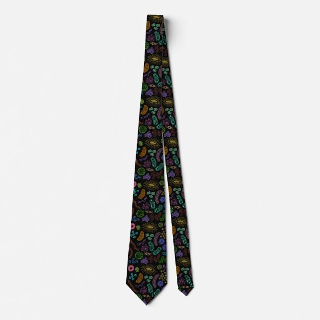 Microbes Neck Tie (Front)
