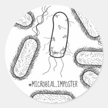 Microbial Imposter Sticker