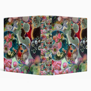 Microbial Kaleidoscope: A Colony in Color 3 Ring Binder