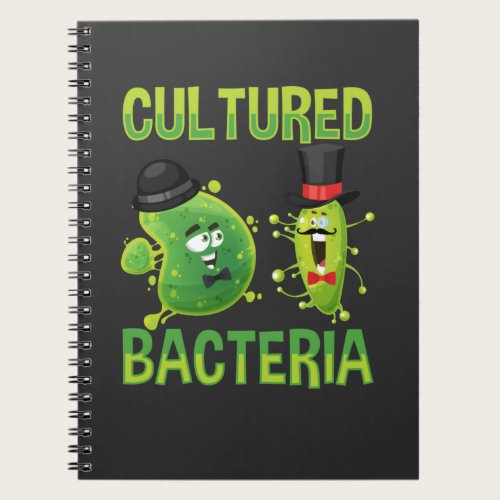 Microbiological Culture Bacteria Science Pun Notebook