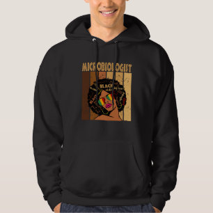 Microbiologist Afro African American Black History Hoodie