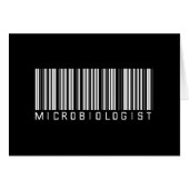 Microbiologist Bar Code (Front Horizontal)