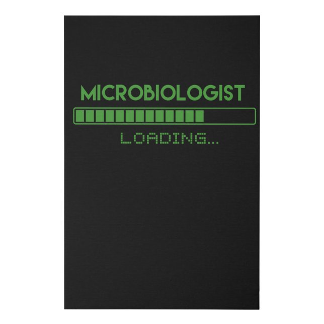 Microbiologist Loading Faux Canvas Print (Front)