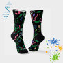 Microbiologist pattern socks