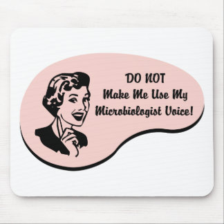 Microbiologist Voice Mouse Pad