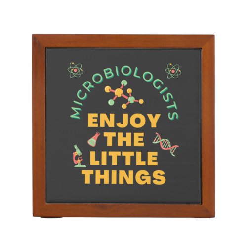 Microbiologists Enjoy The Little Things Bacterial Desk Organizer