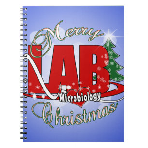 MICROBIOLOGY CHRISTMAS MEDICAL LABORATORY TECH NOTEBOOK