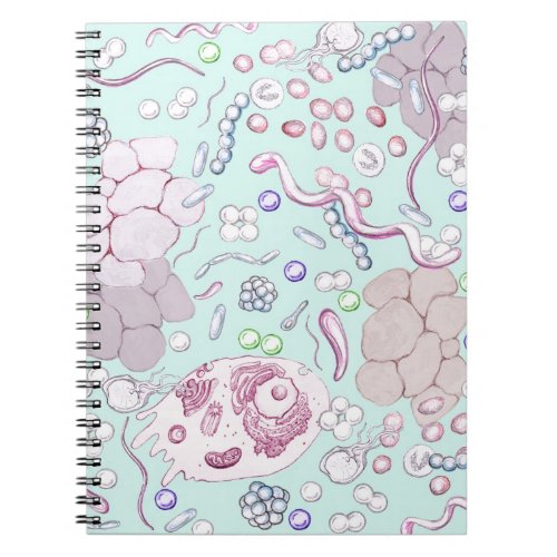 Microbiology in Blue Notebook