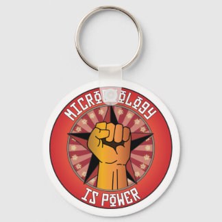 Microbiology Is Power Keychain