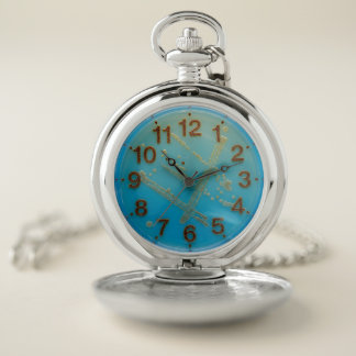 Microbiology Pocket Watch for Biology Lovers