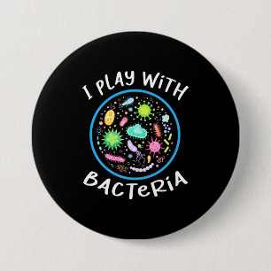 Microbiology Science Teacher Button