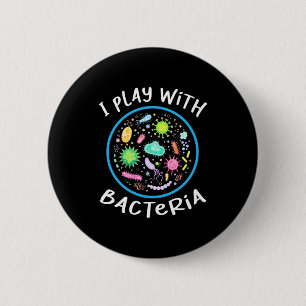 Microbiology Science Teacher Button