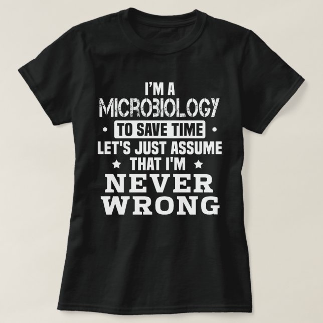 Microbiology T-Shirt (Design Front)