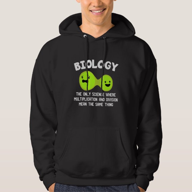 Microbiology Virus Gene Teaching Biology Teacher Hoodie (Front)