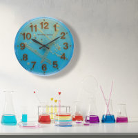 Microbiology Wall Clock Lab Home or Office Decor