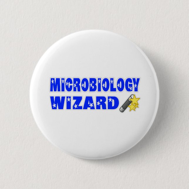 Microbiology Wizard Button (Front)
