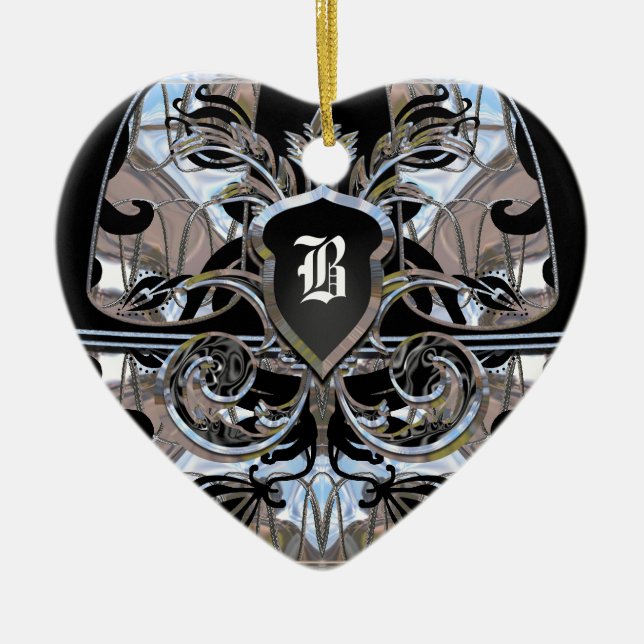 Microbiom Victorian Ceramic Ornament (Front)