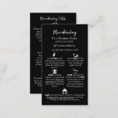Microblading Aftercare, 3.5" x 2.0" Business Card (Front/Back)