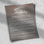 Microblading Aftercare Instruction Stylish Copper Flyer<br><div class="desc">Microblading Aftercare Instruction Stylish Brushed Copper Flyers.</div>