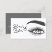 Microblading , Eyebrows, Lashes,  Permanent Makeup Business Card (Front/Back)