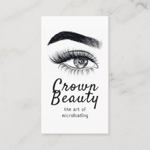 Microblading , Eyebrows, Permanent Makeup Business Card