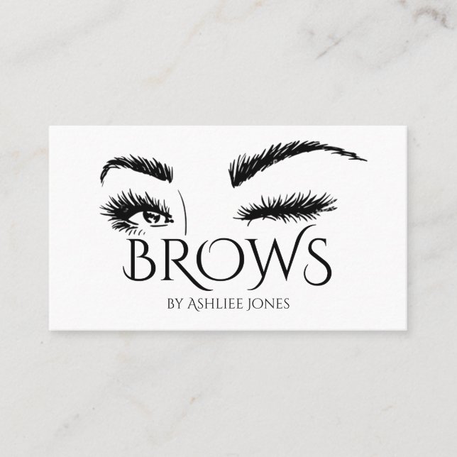 Microblading , Eyebrows, Tattoo, Permanent Makeup  Business Card (Front)