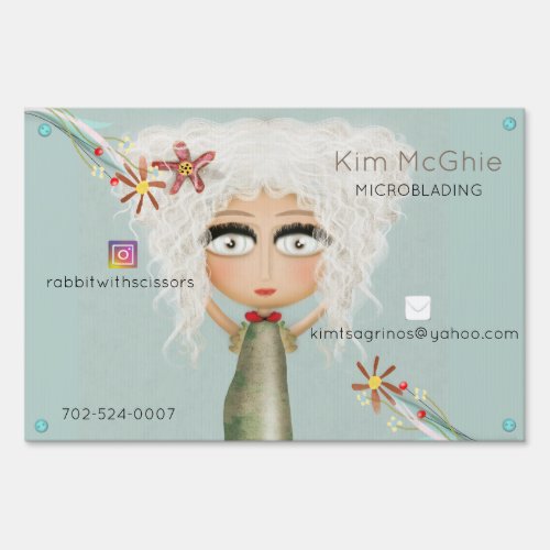 MICROBLADING SIGN