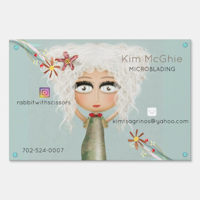 MICROBLADING SIGN (Front)