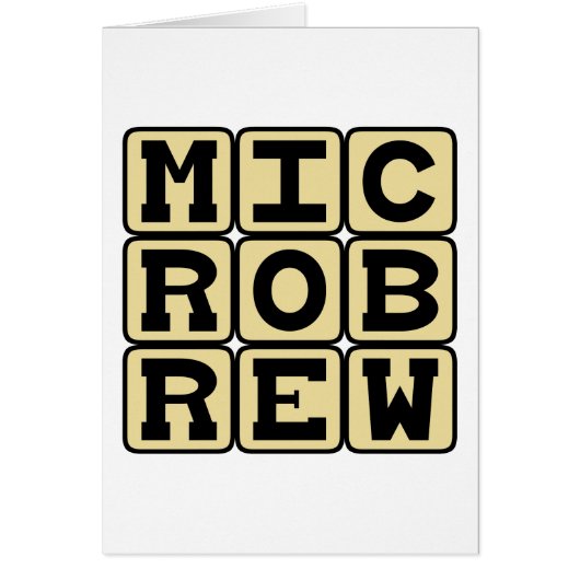 Microbrew, Independent Beer Cards (Front)