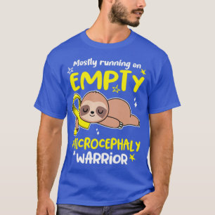 Microcephaly Awareness Mostly Running On Empty Mic T-Shirt