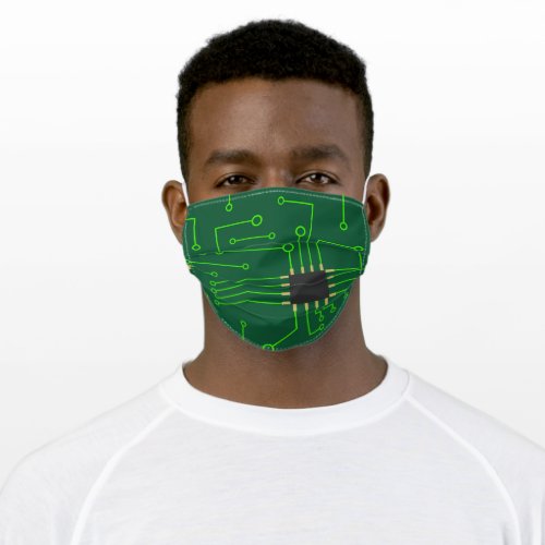 Microchip Digital Art PCB Adult Cloth Face Mask