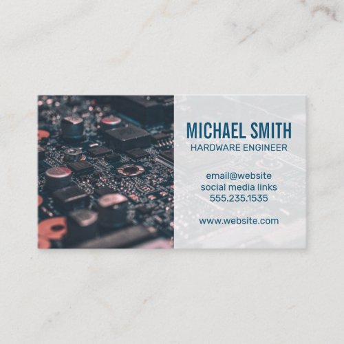 Microchip  Motherboard Technology Business Card