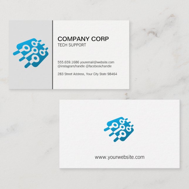 Microchip | Tech Appointment Card (Front/Back)