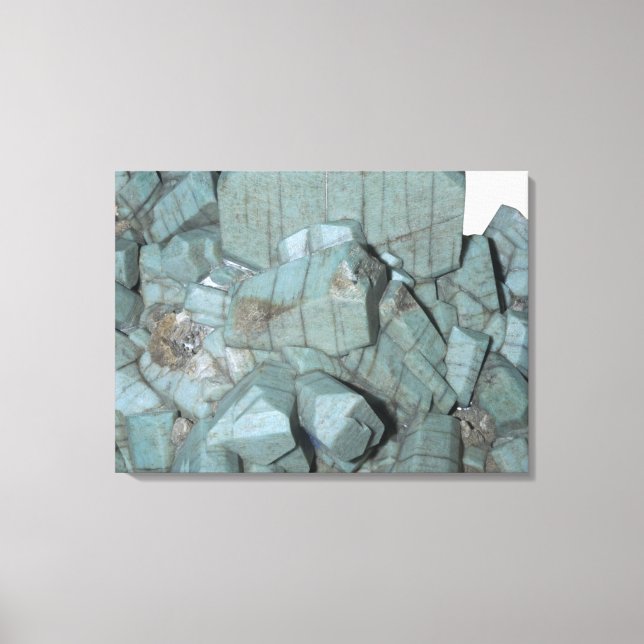 Microcline crystals, Pike's Peak, Colorado, USA Canvas Print (Front)