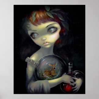 Microcosm:  Fawn ART PRINT gothic alchemy lowbrow