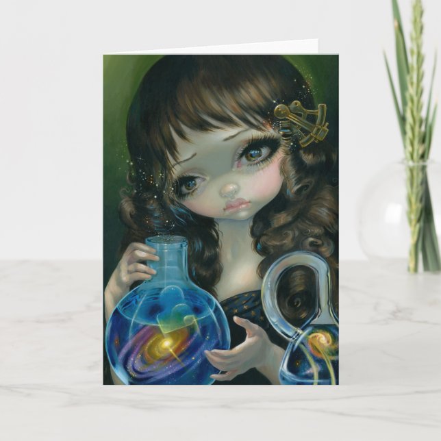"Microcosm:  Galaxy" Greeting Card (Front)