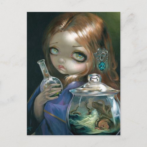 "Microcosm:  Sea Monsters" Postcard